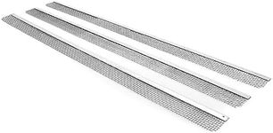 Camco 42157 Stainless Steel Insect Screen - Keeps Out Insects That Interfere with Airflow, Fits Dometic and Atwood Refrigerators Vents 19 3/8", Silver