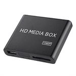 Media Player, 1080p HDMI Full HD MP4 Player, 60Hz Digital Media Player with Remote Control, for 2.5TB HDD, USB Drive, H.264 MP4 MKV AVI, HDMI and AV Output, NTSC and PAL TV