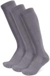 Viasox Gray 3 Pack Compression Sock