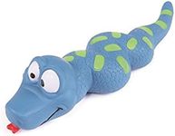 Kazoo Latex Snake Toy, Small, Blue