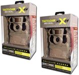 TACTACAM 2 Pack Reveal X Gen 2.0 LTE Cellular Trail Camera AT&T and Verizon, HD Video/Photo, Low Glow IR LED Flash (TA-TC-XG2) for Hunting, Security, Surveillance