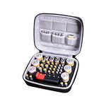 Battery Organizer Storage Case, Small Battery Holder Case, Holds 50+ AA AAA C D 9V Batteries and Tester(Not Includes Batteries and Tester)