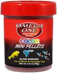 Omega One Color Mini Pellets, Sinking, 1.8 oz