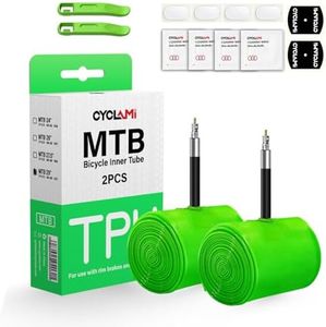 2 Pack Ultralight TPU Mountain Bike Inner Tubes 29" | Compatible with 29'' x1.9-2.5 Tires | Presta Valve 45mm French | High-Pressure Durable Tubing for MTB Bikes (29 Inch Bicycle Tires)
