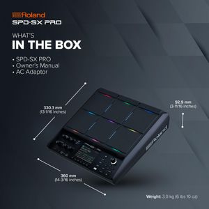 Roland SPD-SX PRO Sampling Pad – Professional Drum Percussion Pad
