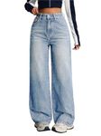 Nifty Women's Denim Stretchable High Waist Baggy Jeans for Women (1479_ICE_34_Light_Blue_34)