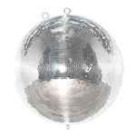 Eliminator EM30 30 Inch Glass Mirror Ball - Perfect for Parties, Clubs, Birthday and Events - Disco Ball Decor - Mounting Ring Hooks Included - Silver Mirror
