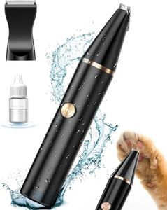 oneisall Tondeuse pour chien Rasoir pour Chiens Chat faible bruit pour tailler les poils de chien autour des pattes, des yeux, des oreilles, du visage