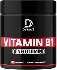 Vi.ta.min B1 Benfotiamine Supplement 525mg - 2 Potent Ingredients for Brain, Body, Heart & Immune Health Support - 90 Capsules for 3 Months