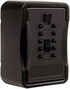 Kidde AccessPoint 001267 KeySafe Pro Multiple Key, Pushbutton, with Cover, Black