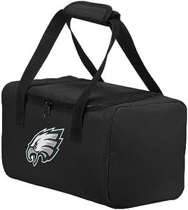 FOCO - NFL Officially Licensed Team Logo Dual Compartment Insulated Lunch Box Cooler Duffel Bag (Philadelphia Eagles)