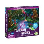 Peaceable Kingdom Twilight Fairies Puzzle – 100-Pc. Seek & Find Glow Puzzle for Kids Ages 6 & Up – Included Blacklight Reveals Hidden Items – Great for Home or Classrooms