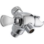 Delta Faucet U4920-PK 3-Way Shower Arm Diverter with Handshower Mount, Chrome