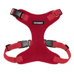 Voyager Step-in Lock Pet Harness - All Weather Mesh, Adjustable Step in Harness for Cats and Dogs by Best Pet Supplies - Red, S