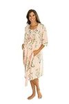 Baby Be Mine Maternity Labor Delivery Nursing Robe Hospital Bag Must Have, Nina, Large-X-Large