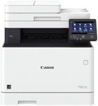 Canon Color imageCLASS MF741Cdw All-In-One 1 GB Memory Wireless 28 PPM Laser Printer with 5-Inch Touchscreen (White and Black, Renewed)