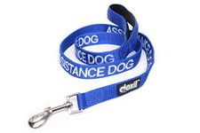 ASSISTANCE DOG Colour Coded 1.2m 1.8m Luxury Neoprene Padded Handle Dog Leads PREVENTS Accidents By Warning Others Of Your Dog In Advance (1.8m)