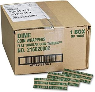 MMF216020002 - Flat Kraft Paper Coin Wrappers