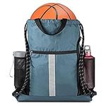 BeeGreen Blue Sport Cinch Bag Strin