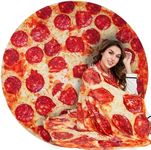 Lhedon Gifts for Men Pizza Blanket 