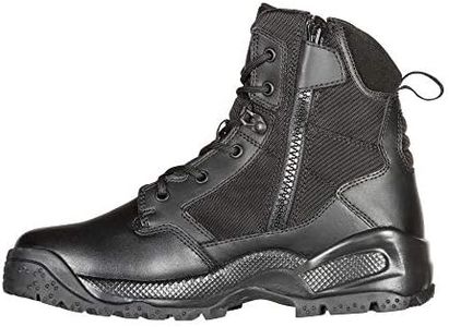 5.11 Men's ATAC 2.0 6" Tactical Side Zip Military Boot, Style 12394, Black, 8 M US
