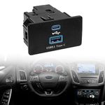 S. T. Pro Carplay USB Interface Hub,USB+Type-C Module Compatible Ford SYNC 3.4 USB hub carplay Fast Charging Stable Transmission,Support Apple Carplay Android OEM,hc3z-19a387-E hc3z-19a387-B