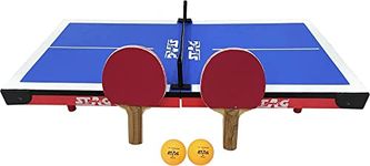 STAG GLOBAL Super Mini Fun Table Tennis (T.T) Table for Indoor Play and Recreation| Portable Ping Pong Table for Kids| TT Rackets and Balls Included