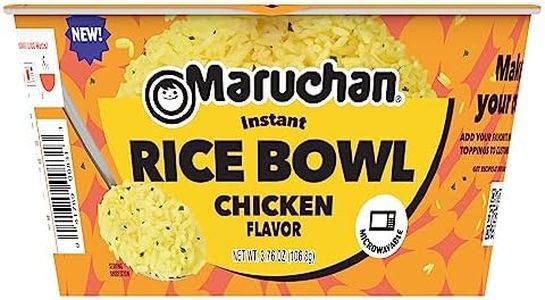 Maruchan Microwavable Chicken Rice Bowl, Instant Rice, 3.76 Oz, 6 Count