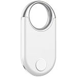 Air Tracker Tag 1 Pack, White - Bluetooth 5.3 Tracker and Item Finder Work with Apple Find My (iOS/iPadOS/MacOS Only), Locate Keys/Luggage/Backpack and More, Replaceable CR2032 Coin Battery
