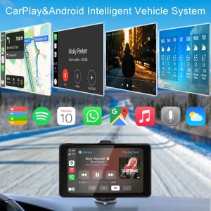 Wireless CarPlay & Android Auto 7" Touchscreen Display – Bluetooth