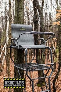 Hawk Sasquatch 1.5-Man Ladder Stand, Black, One Size