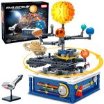 Sitodier Rotatable Solar System Building Blocks Set Toys for Boys Kids, 758pcs Bricks Space Exploration Building Toy, Nice Gifts for Boys Kids Ages 8 9 10 11 12 13 14