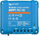 Victron Energy BlueSolar MPPT Solar Charge Controller - MPPT Charge Controller for Solar Panels - 75V 10 amp 12/24-Volt