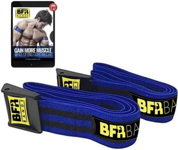 BFR BANDS PRO Blood Flow Restriction Bands for Arms, Legs & Glutes Occlusion Training, Help Gain Muscle Without Heavy Weight Lifting, Quick-Release Strong Elastic Strap for Men & Women