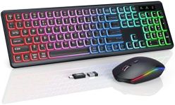 Wireless Keyboard and Mouse Backlig