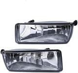 PIT66 Front Bumper Fog Lights, Compatible with 2006-2010 Ford Explorer W/Rectangular Lens/2008-2010 Ford Explorer Sport Trac W/Rectangular Lens Halogen Clear Lens