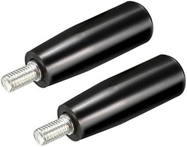 uxcell 2Pcs Revolving Handwheel Machine Handle M8 Male Threaded Stem for Milling Machinery
