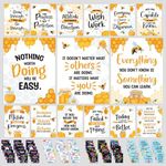 Decorably Motivational Posters for Classroom - 15 Bee Classroom Decorations, 11x14in Bumble Bee Classroom Decor, Inspirational Classroom Posters, Positive Posters for Classroom