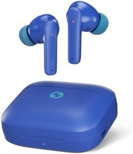 Avantalk Clan K2 - Auriculares inalámbricos para niños con protección de Volumen de Escucha Segura, Auriculares Bluetooth para niña 3 Modos de ecualización Controles táctiles Integrados, Color Azul