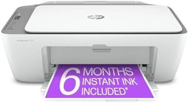 HP DeskJet 2755e Wireless Color inkjet-printer, Print, scan, copy, Easy setup, Mobile printing, Best-for home, 6 months of Instant Ink included, white (Packaging May Vary) 6 Months of Ink with HP+