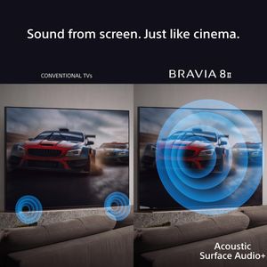 Sony BRAVIA 8 II 65" QD-OLED 4K Smart TV – Ultra HD Display