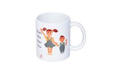 Alexus World Best Sister Ever Ceramic Coffee Mug Slogan Quote Printed Ceramic Coffee & Tea Mug, Cup Best Gifts for Wedding/Anniversary/Couple/Marriage/Birthday/Return Gift -(350 ML) - White