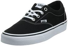 Vans Women's Doheny Platform Sneaker, Black ((Canvas) Black/White 187), 6.5 UK