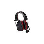 Honeywell Sync Wireless Earmuff with Bluetooth 4.1, Black with Red Accents (RWS-53016)