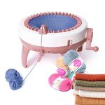 awagas Knitting Machine, 40 Needle Hand Knitting Machine, Smart Weaving Loom Board Rotating Knitting Machine, Knit Loom Machine Kit for Adults/Kids DIY Knit Hats Scarves Gloves