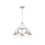 Designers Fountain 91585-SP Chandelier, Satin Platinum