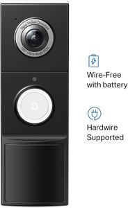 Tapo 2K Doorbell Camera – Wireless Video Security with Night Vision