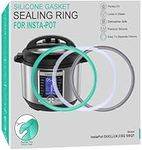 Sealing Ring for 6 Quart Instant Pot - Replacement Silicone Gasket Seal Rings for 6 Qt Instapot Programmable Pressure Cooker - Insta Pot Accessories Fit for 6QT