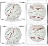 4 Pack Baseball Display Case,UV Pro
