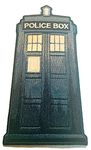 Tardis Blue Telephone Box TV Show - Novelty Iron On Patch Applique